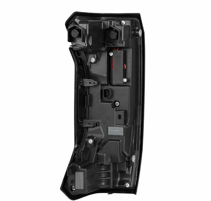 AlphaRex 673002 Prismatic LED Taillights Black Red