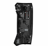 AlphaRex 673002 Prismatic LED Taillights Black Red