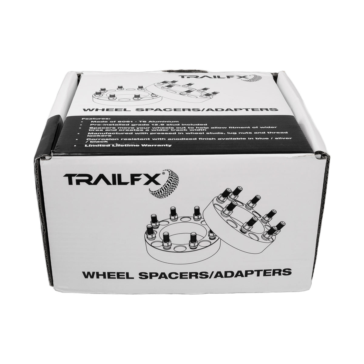 TrailFx - Hub Centric Wheel Spacer for Ford- Black Anodized (W655007B)