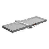 Curt - 60" x 20" Aluminum Tray Cargo Carrier (Folding 2" Shank, 500 lbs.) - 18100