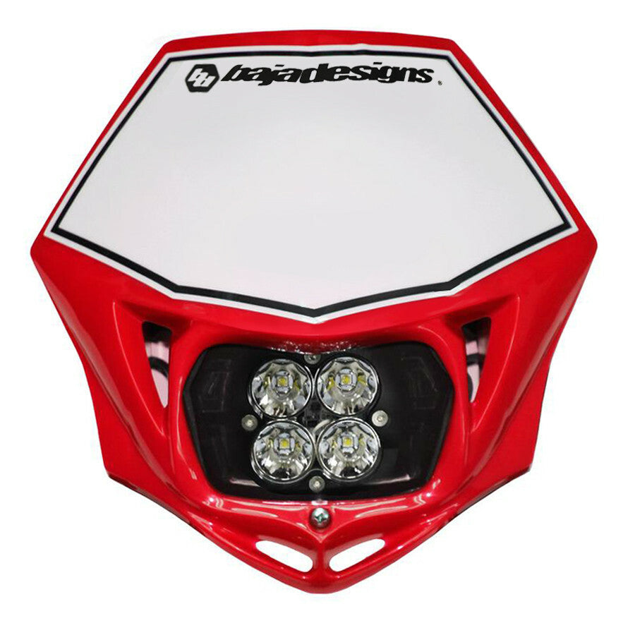 Baja Designs - 557001WTAC - Motorcycle Squadron Sport (A/C) Headlight Kit w/ Shell