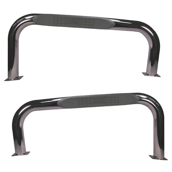 Rugged Ridge - Rugged Ridge 11522.03 Tube Side Step, Stainless Steel; 76-86 Jeep CJ - 11522.03