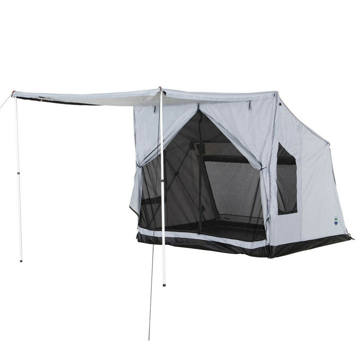 Overland Vehicle Systems - LD P.S.T. - Portable Safari Ground Tent Large, Grey Body and Grey Trim - 18252520