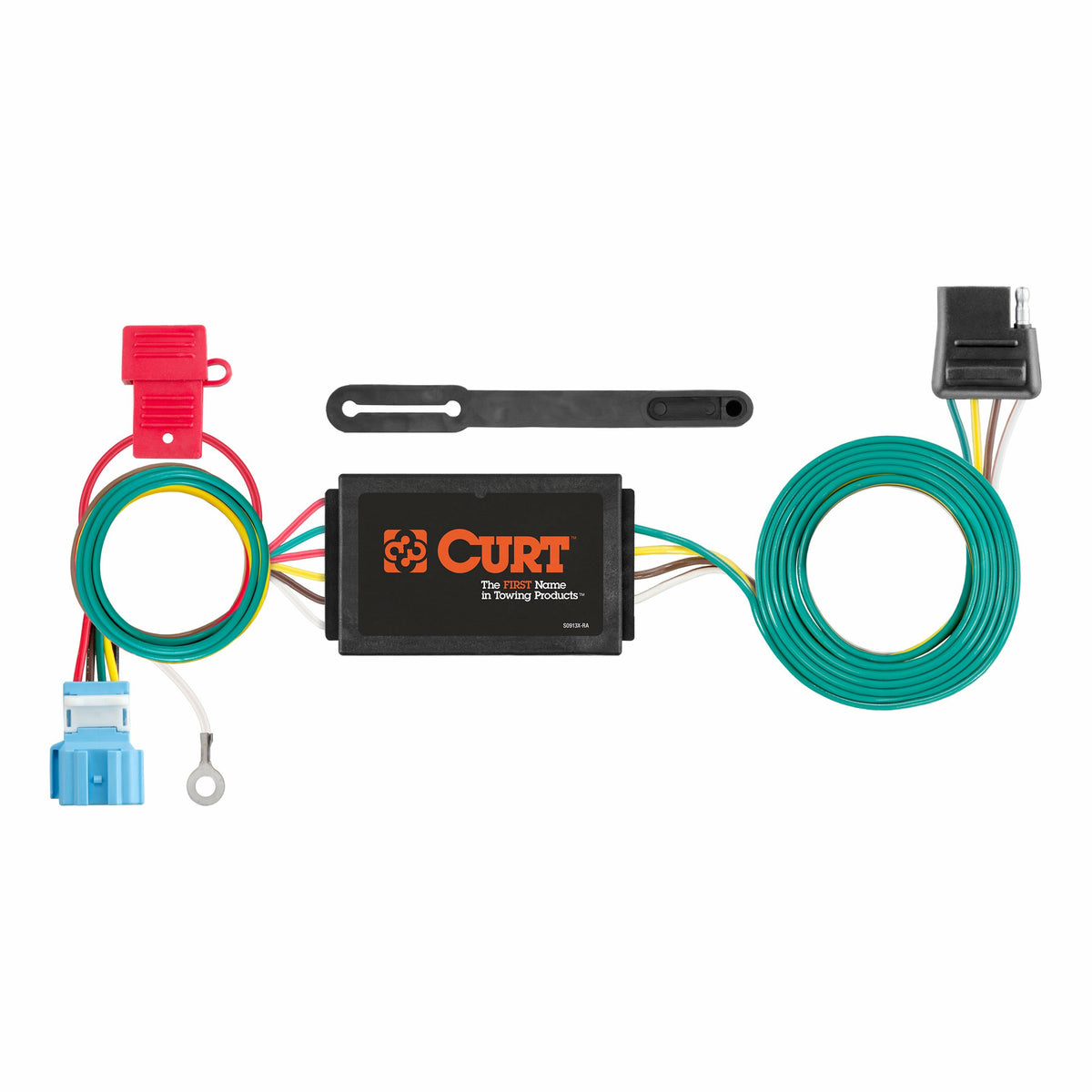 Curt - Custom 4-Flat, Select Honda Odyssey, OEM Tow Package Required - 56382