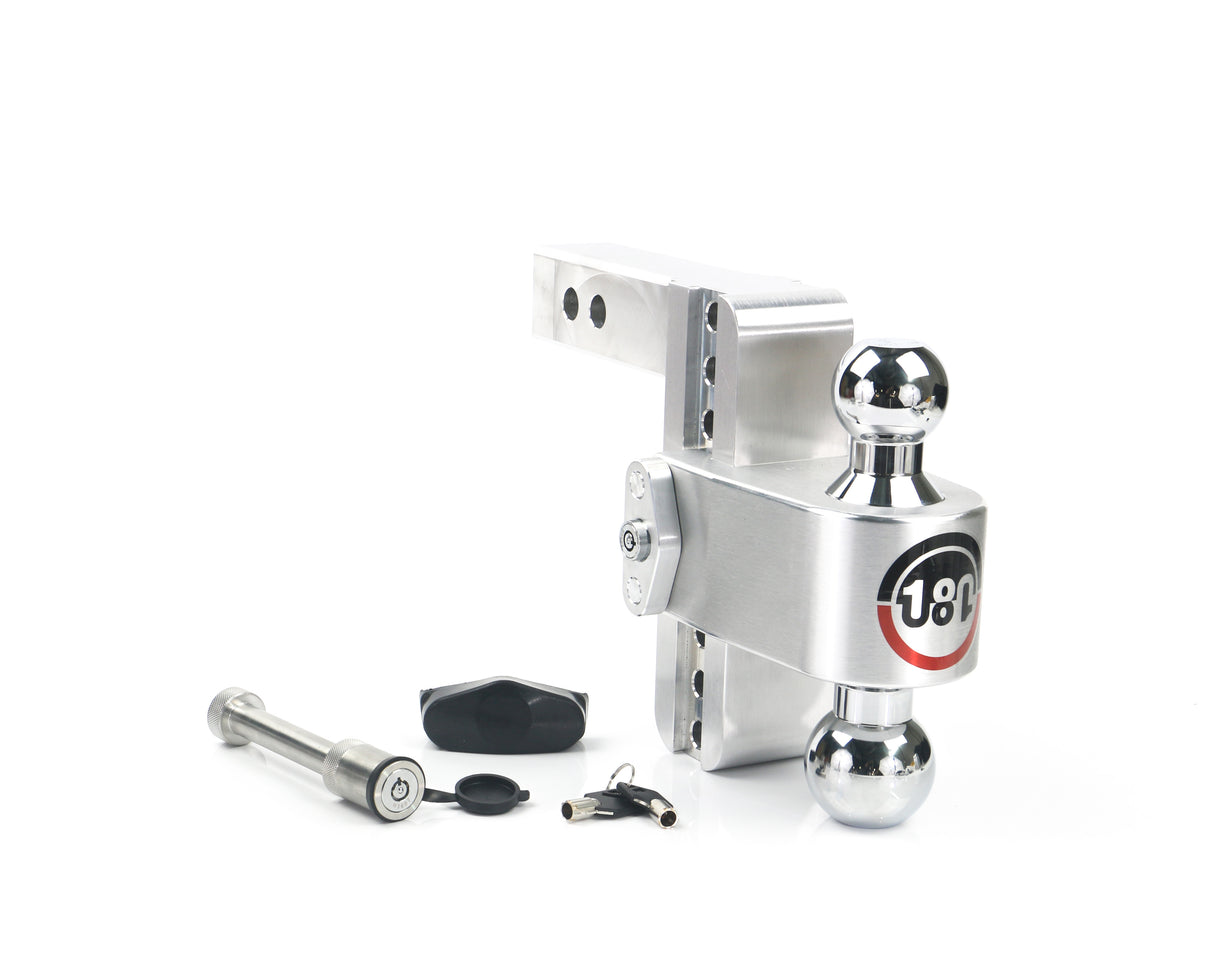 Weigh Safe - CTB6-2-KA Turnover Ball 6" Drop Hitch with 2" Shank; Keyed alike; WS05 Included