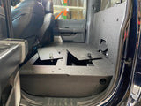 Ford Super Duty Ford - F250-F550 - 2023-Present - 5th Gen. Crew Cab - Second Row Seat Delete Plate System with Factory B&O Subwoofer Center Wall with Exterior Port