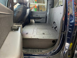 Ford Super Duty Ford - F250-F550 - 2023-Present - 5th Gen. Crew Cab - Second Row Seat Delete Plate System with Factory B&O Subwoofer Center Wall with Exterior Port