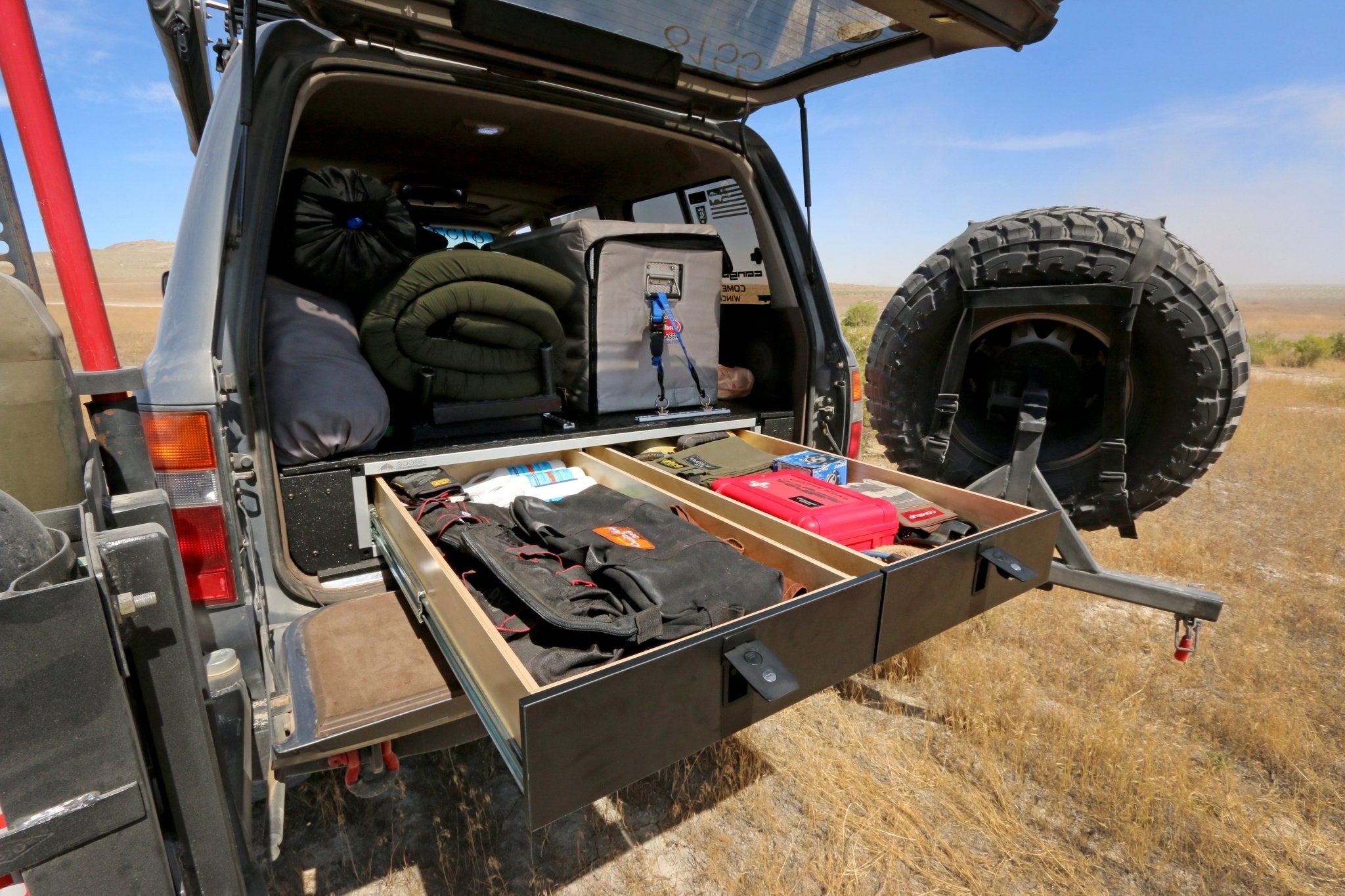Toyota Land Cruiser 1991-1997 80 Series - Side x Side Drawer