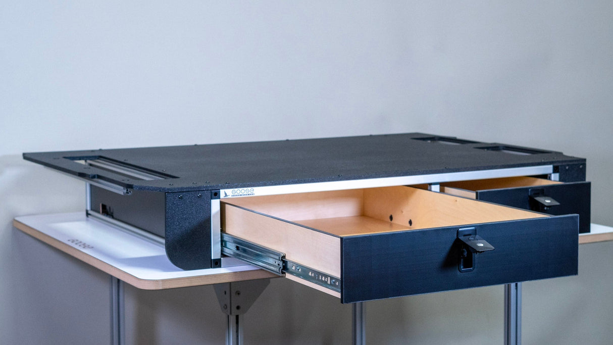 Toyota Land Cruiser 1998-2007 100 Series - Side x Side Drawer Module with Fitted Top Plate