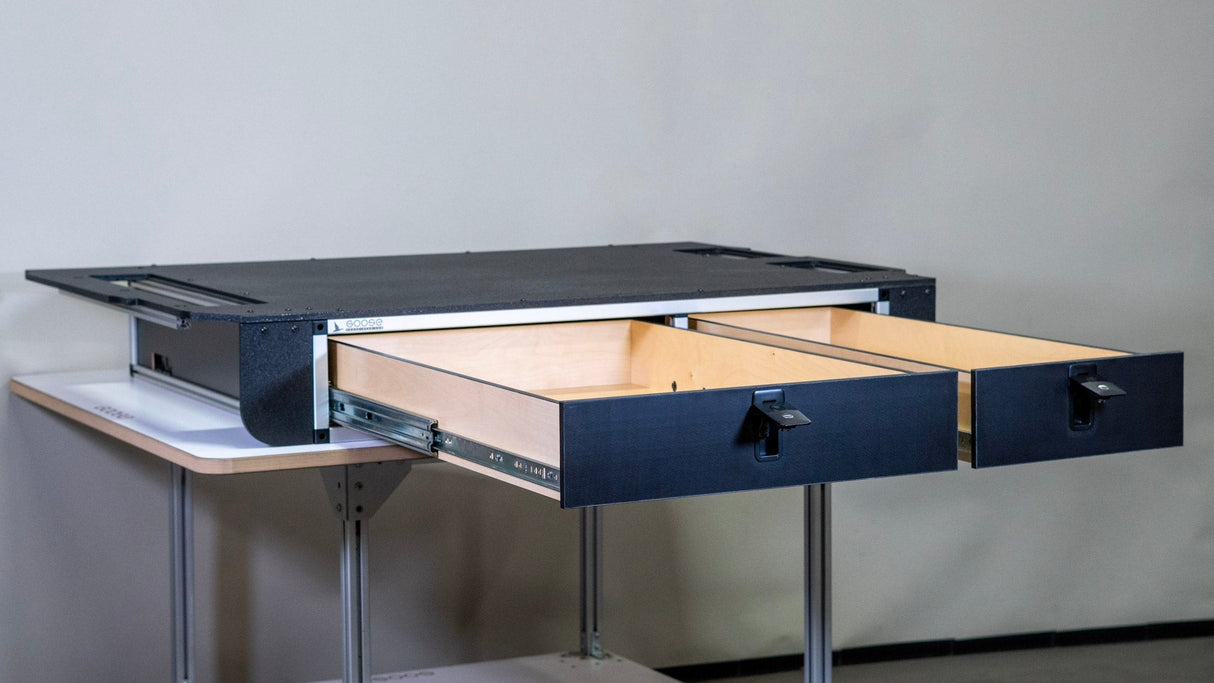 Toyota Land Cruiser 1998-2007 100 Series - Side x Side Drawer Module with Fitted Top Plate