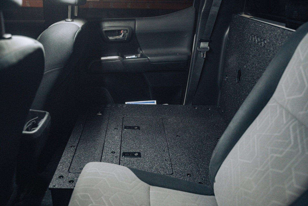Toyota Tacoma 2005-2023 2nd and 3rd Gen Double Cab Version 2 - Second Row Seat Delete Plate System